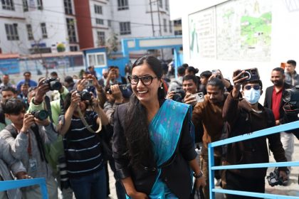 केन्द्रीय कार्यालयमा नेता सोविता गौतम